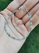 bransoletka drobna lince srebro 925 apatyt kamieni