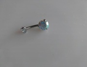 Nowy kolczyk do pępka tytanowy 