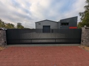Brama aluminiowa przesuwna z napędem 6m! 