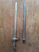 Bagnet francuski Berthier – MAC wzór 1892 (Mle 1892)  + pochwa