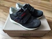 Lasocki Kids skórzane sneakersy granatowe