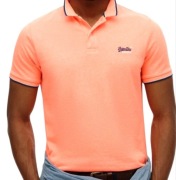 Superdry Polo T-shirt Cabana Coral Grit rozm. S/M 