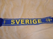 *UNIKAT*Szalik reprezentacji Szwecji.Piłka nożna.Futbol.Sport.Retro.Umbro