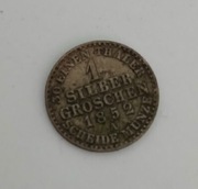 Silber groschen 1852 rok