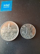 Dwie mmmonety Chiny I Macau