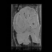 Rosenthal - szklany ścienny obraz 1981 rok.