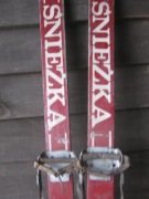 Narty Śnieżka,drewniane,kolekcjonerskie