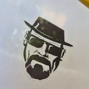 Naklejka Heisenberg Breaking Bad Walter White Better Call Saul 7x6cm