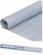 Samoprzylepna folia okno szyba efekt tkaniny antyrefleksja MAT 45 x 150 cm