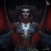 Figurka druk 3D żywica " Lilith Diablo IV " - 1/8
