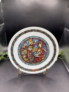 Talerz Kolekcjonerski Limoges  Vitrail 1979 Pokłon Trzech Króli Porcelana