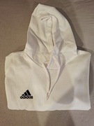 Biała bluza z kapturem Adidas 3xl stan bardzo dobry