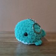 brelok handmade amigurumi wieloryb