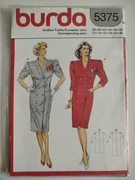 Wykroje krawieckie Burda 5375, rozm. 38.
