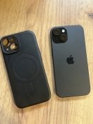 iPhone 15 256GB Czarny black 96% bateria BDB stan Gwarancja etui szkło