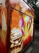 Przyczepa gastronomiczna,lody, gofry