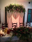 Duża boho makrama weselna, na event