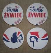 Podstawki z piwa Żywiec - 2 rodzaje - każda inna