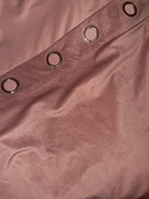 Zasłona welurowa pudrowy róż pepco na przelotkach 135x260