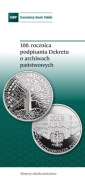 FOLDER-15sztuk-100 rocznica podpisania Dekretu o archiwach państwowych