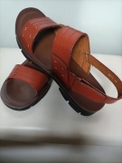 Sandały męskie, skóra wielbłądzia, nowe