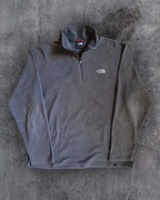 The North Face Polar Half Zip Szary L Fleece Gorpcore