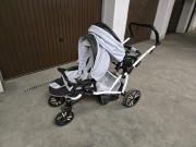 Wózek bliźniaczy lub rok po roku BEBETTO