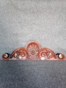 Stara, dębowa koronka do zegara lub mebla... 