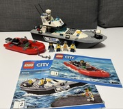 LEGO City 60129 Policyjna łódź patrolowa, komplet z instrukcją