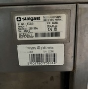 Duża płyta grillowa STALGAST elektryczna gładka gastronomiczna burger