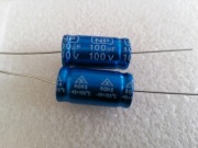 Kondensator 100uF 100V Bipolarny roz. 13x26mm  2 szt