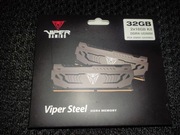 Pamięć Patriot Viper Steel, DDR4, 32 GB, 3200MHz, CL16 (PVS432G320C6K)