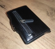PORTFEL ETUI NA KARTY KREDYTOWE RFID PRZYCISK DO WYSUWANIA KART