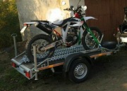 Przyczepka do transportu motoru, skutera, quada