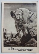 Koleżeństwo na froncie - Pocztówka III Rzeszy!
