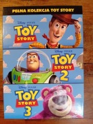Toy Story 1 - 2 - 3 Trójpak film DVD wersja PL prawie nowy