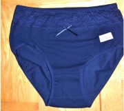 Bawełniane majtki wysoki stan koronka (7)-38/42