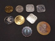 11 monet z różnych krajów – XX wiek, oryginały