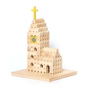 Klocki drewniane - Zestaw 3 w 1 137 elementów 