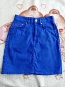 Chabrowa niebieska jeansowa spódnica Pull & Bear 36 jak nowa