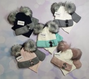 Czapka + komin Duo kolor 