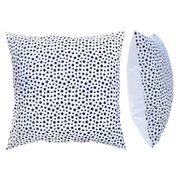 Poszewka 40x40 cm Gwiazdeczki czarne gwiazdy - Bawełna