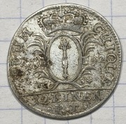 #3021 Niemcy Brandenburgia-Prusy 1/12 talara 1692 LCS  srebro 