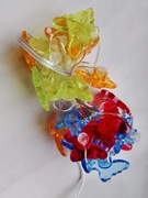 Girlanda łańcuch świetny LED, lampki świąteczne - motylki.