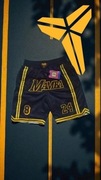 nowe Szorty koszykarskie Just Don Mamba Kobe Bryant Lakers NBA spodenki
