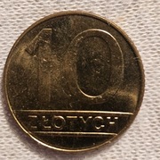 Moneta 10zl z roku 1990