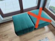 Puf JOYCE Agata meble zielony kolor