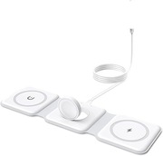 Ładowarka indukcyjna 3w1 podróżna składana magnetyczna QI magsafe 727