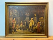 Śliczna reprodukcja duży obraz 102x83 śliczna rama FM BENNETT 