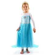 Strój Dla Dzieci Elza Kraina Lodu Sukienka 110
